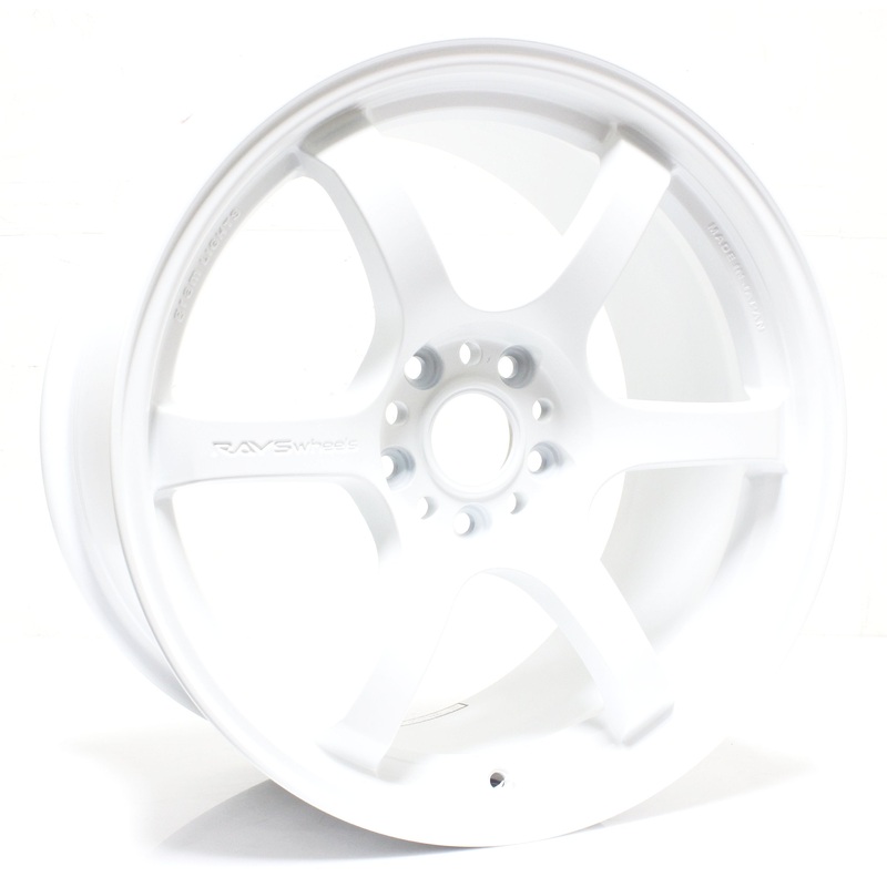 Gram Lights 57DR – 18×9.5 / +38 / 5×120 – Ceramic Pearl White *Set of 4*