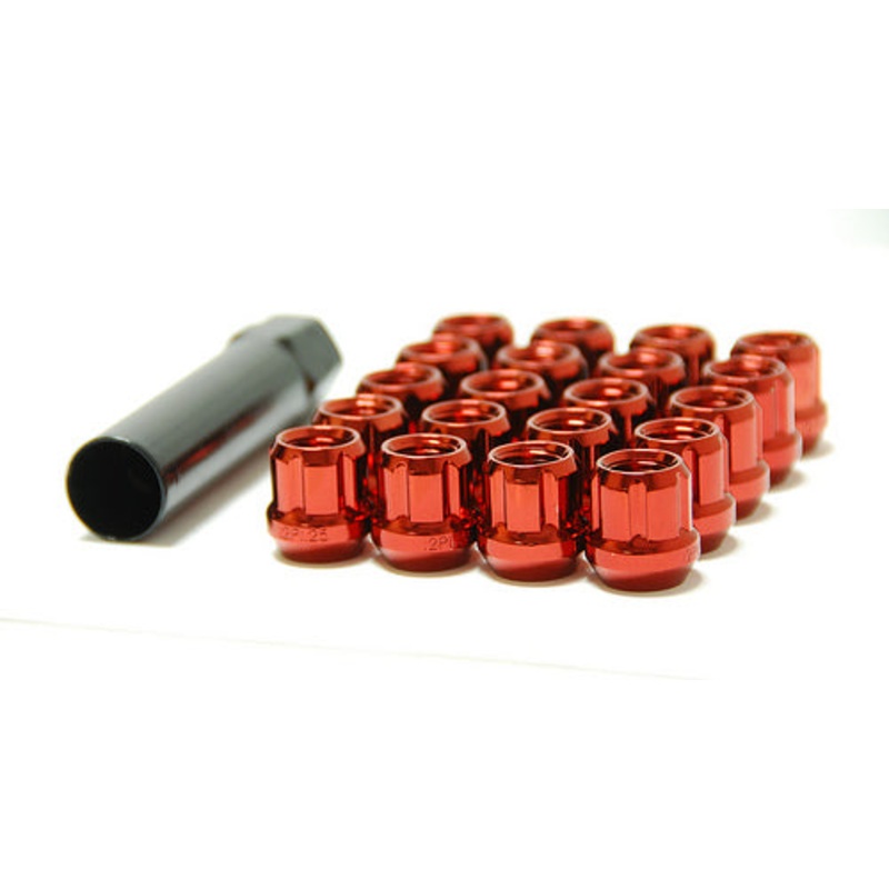 Muteki Super Tuner Lug Nuts (Open Ended) – M12 / Red 12×1.25