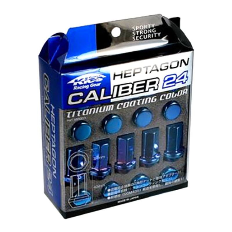 Project Kics Heptagon Caliber 24 Lug Nuts 12×1.25