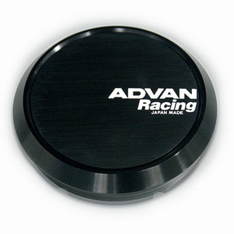 Advan Racing Centercaps 63mm Full Flat Gloss Black