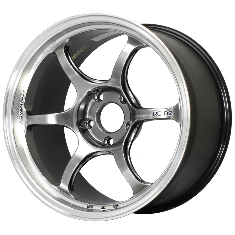 Advan Racing RG-D2 – 17″ Semi Gloss Black 17×7 +42 4×100 (STD Face)