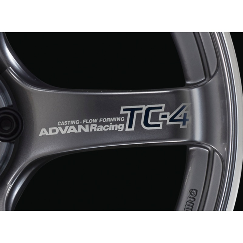 Advan Racing TC-4 Spoke Stickers Black For 17″/18″