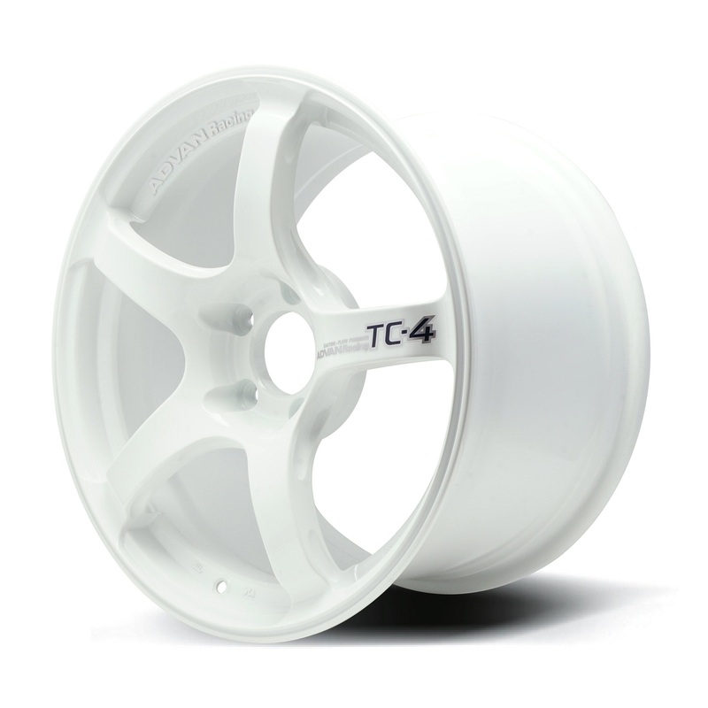 Advan TC-4 – 18×9.5 / +38 / 5×120 – Racing White *Set of 4*