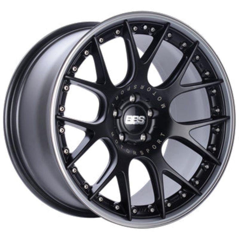 BBS CH-R II – 22″ 22×9.5 +22 5×112 Black w/ Platinum Rim (BPPO)