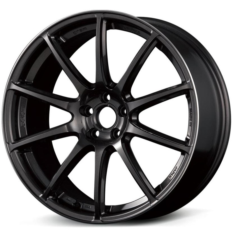 Gram Lights 57Transcend – 17″ Super Dark Gunmetal / Rim Edge DC 17×8.5 +40 5×100 (Face-2)