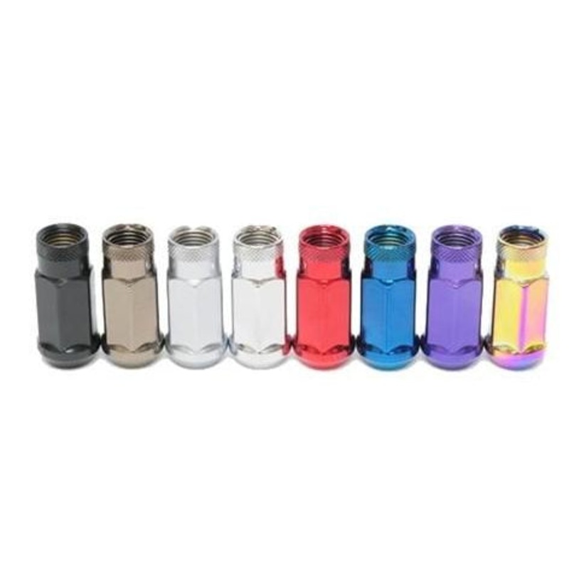 Monster Lug Nuts (Open Ended) – M14x1.5 Black Yes (20pc Lugnuts + 4pc Locks)