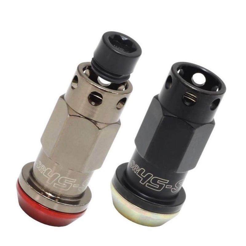 Muteki SR45-S Plastic Caps – M12 Black