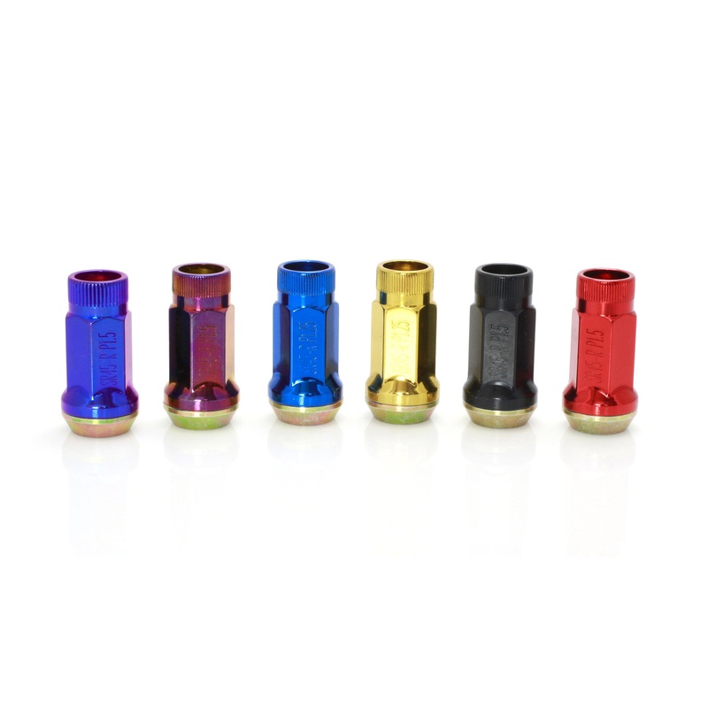 Muteki SR45R Lug Nuts (Open Ended) – M12 12×1.25 Black
