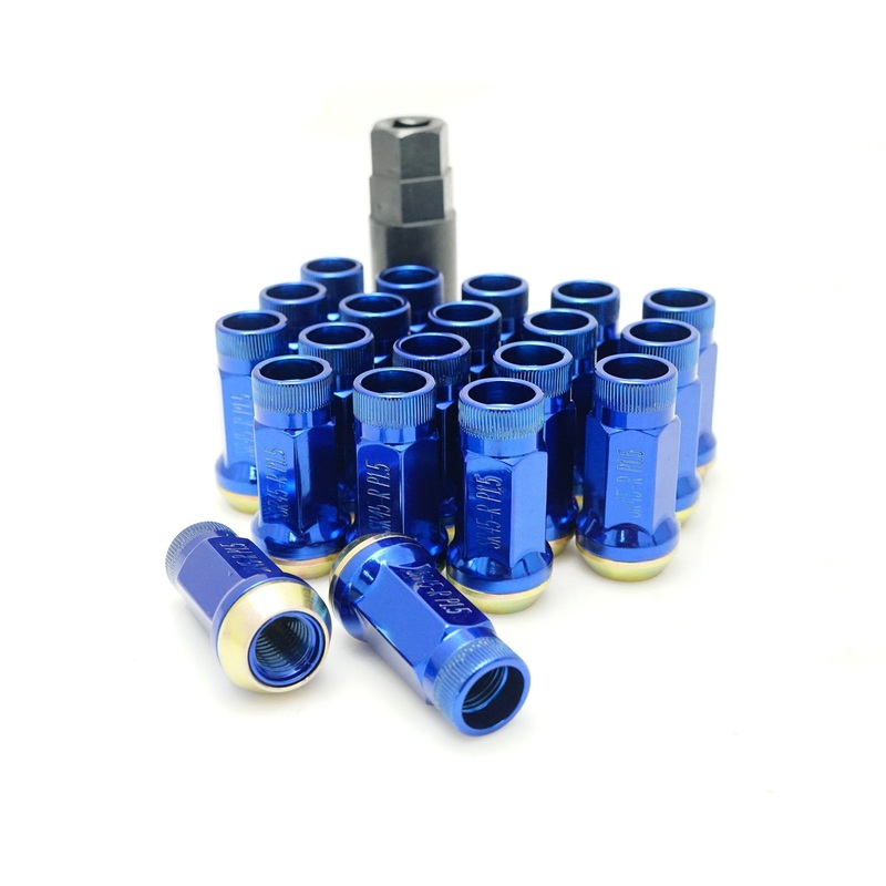 Muteki SR45R Lug Nuts (Open Ended) – M12 / Blue 12×1.25 Blue