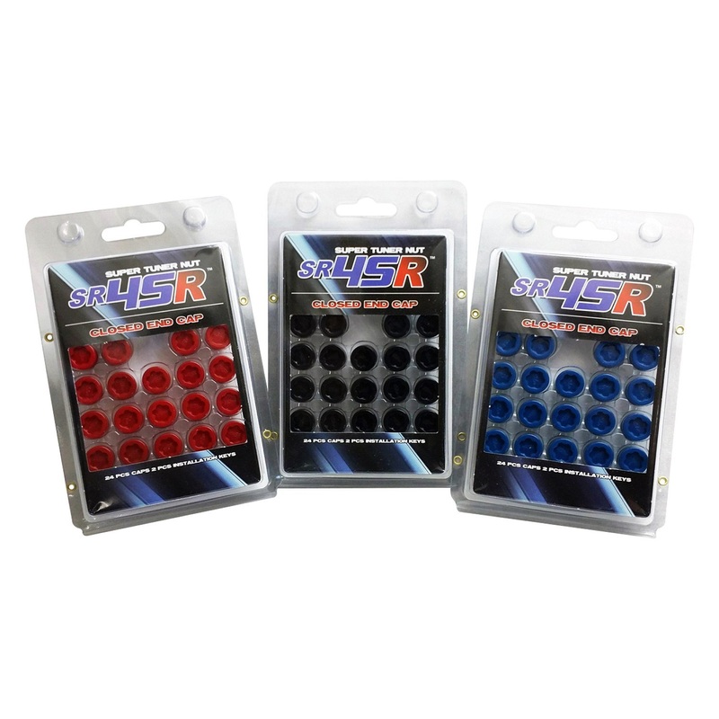 Muteki SR45R Plastic Caps Red