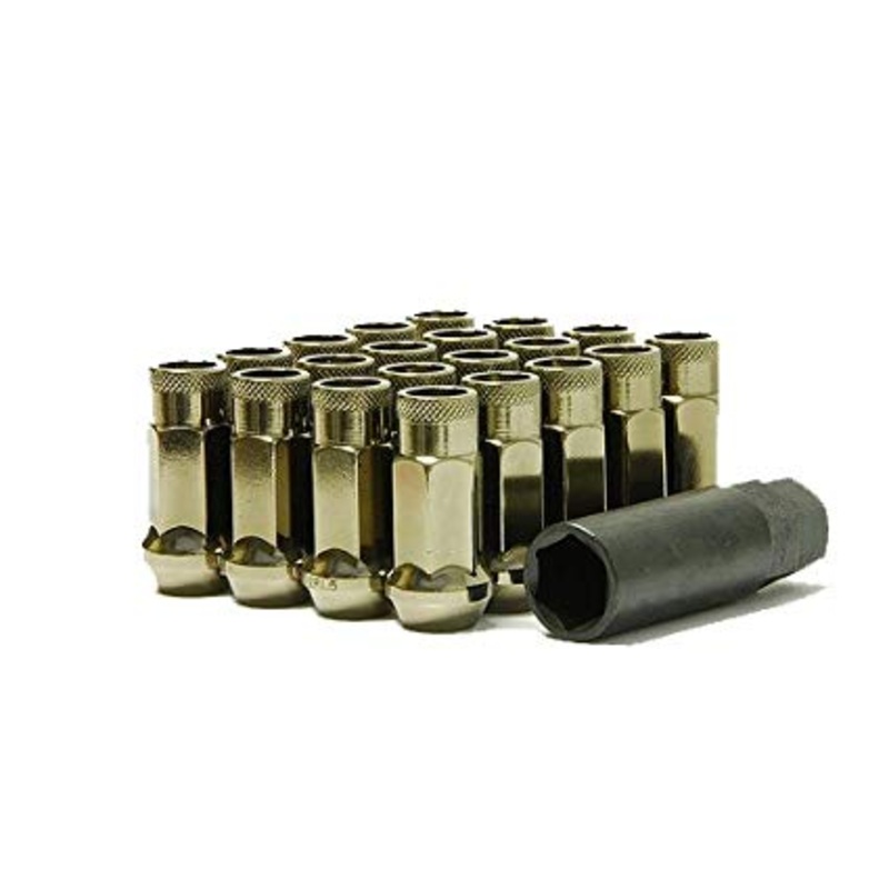 Muteki SR48 Lug Nuts (Open Ended) – M12 / Titanium 12×1.25 Lugnuts Only (20pc)