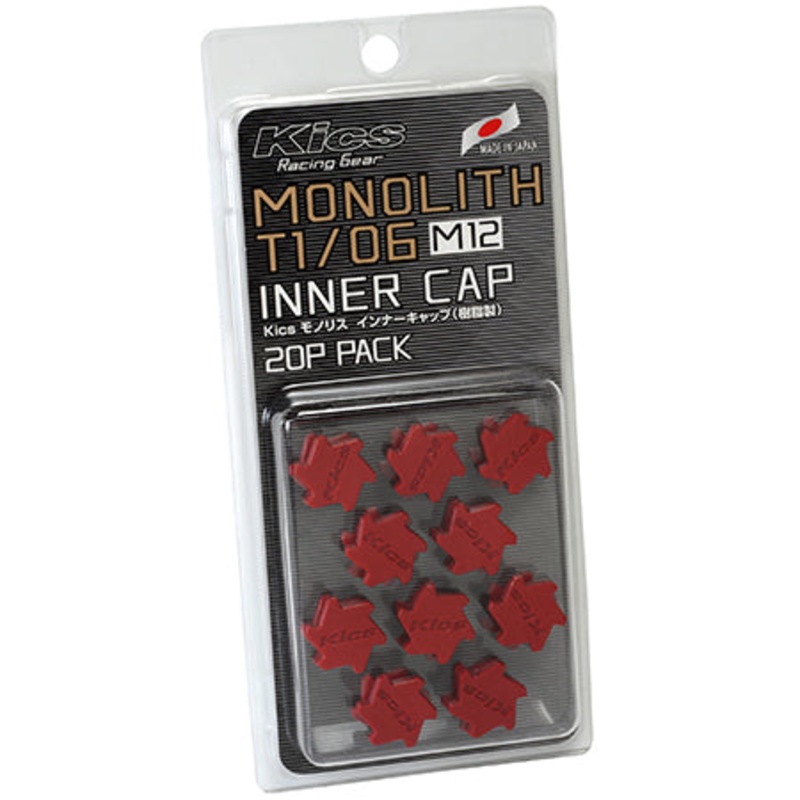 Project Kics Monolith T1/06 Lug Nuts Caps Set Black