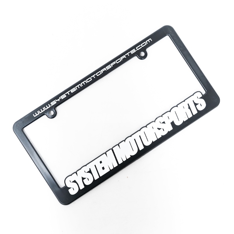 System Motorsports License Plate Frame – v2 Edition