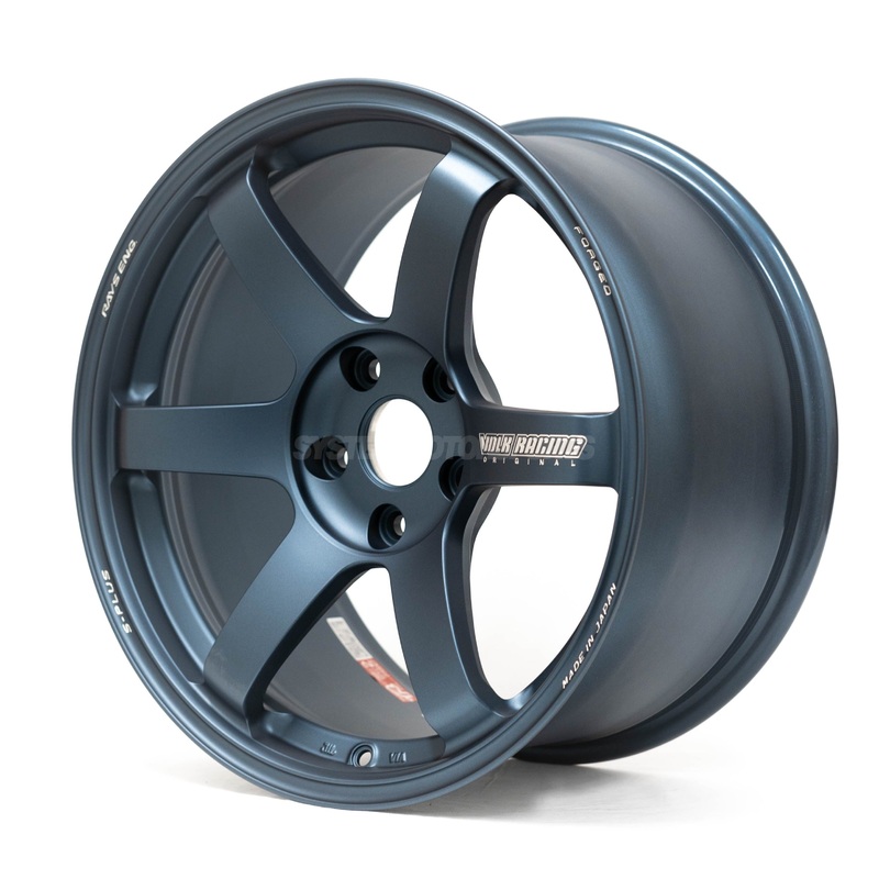Volk Racing TE37 Saga S-Plus – 18×10 / +34 / 5×120 – Matte Blue Gunmetal *Set of 4*