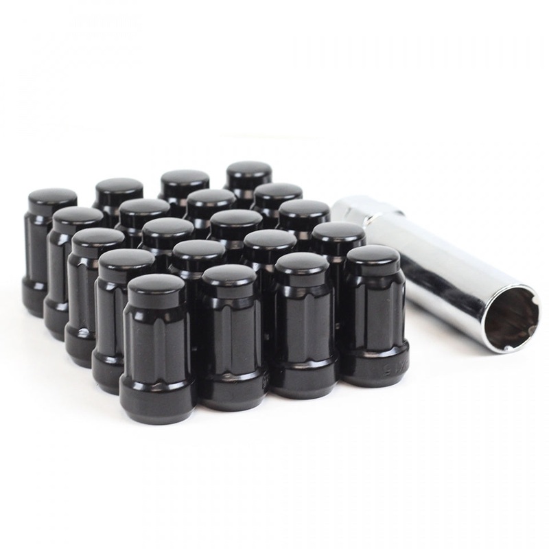 WheelMate Black Plating Spline w/ Key – M14x1.5