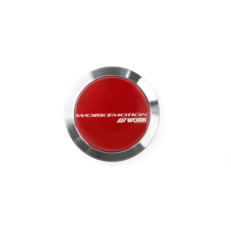 WORK Emotion Centercaps – Flat Type / Red