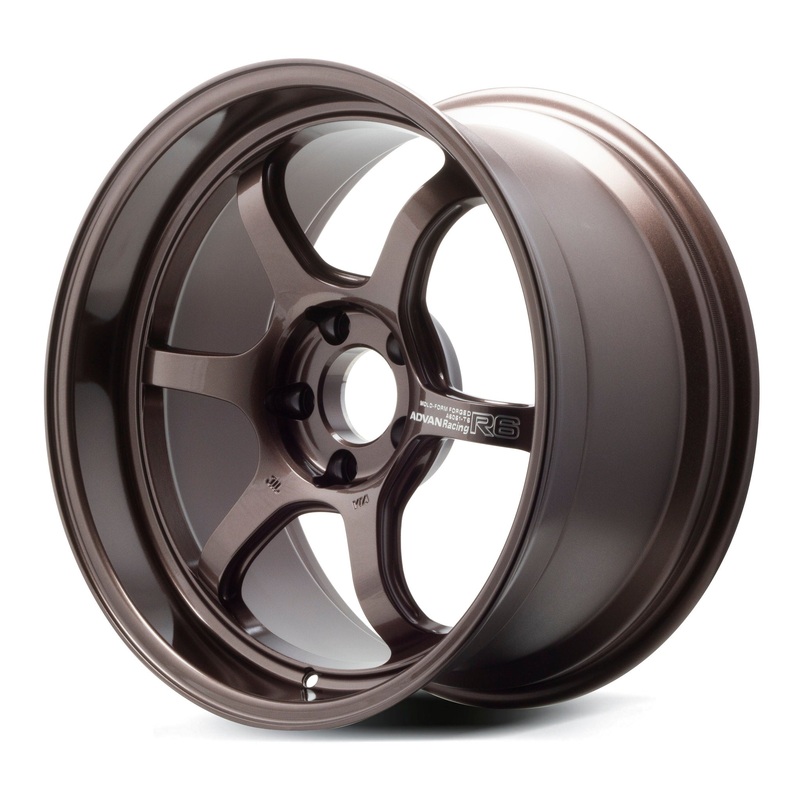 Advan Racing R6 – 18×9.5 / +38 / 5×114.3 – Racing Copper Bronze *Set of 4*