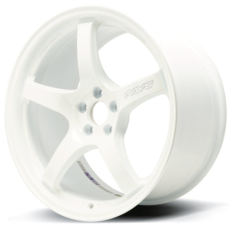 Gram Lights 57CR – 15×8 / +35 / 5×114.3 – Ceramic Pearl *Set of 4*