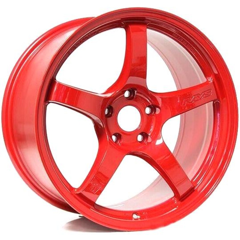 Gram Lights 57CR – 15×8 / +35 / 5×114.3 – Milano Red *Set of 4*