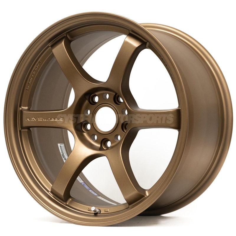 Gram Lights 57DR – 18×9.5 / +12 / 5×114.3 – Bronze *Set of 4*