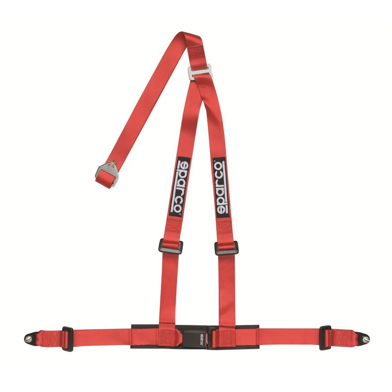 Sparco Harness – 2″ 3PT Bolt-In Blue