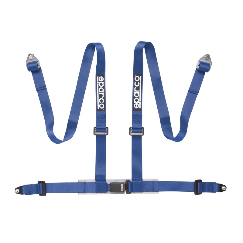 Sparco Harness – 2″ 4PT Bolt-In Blue