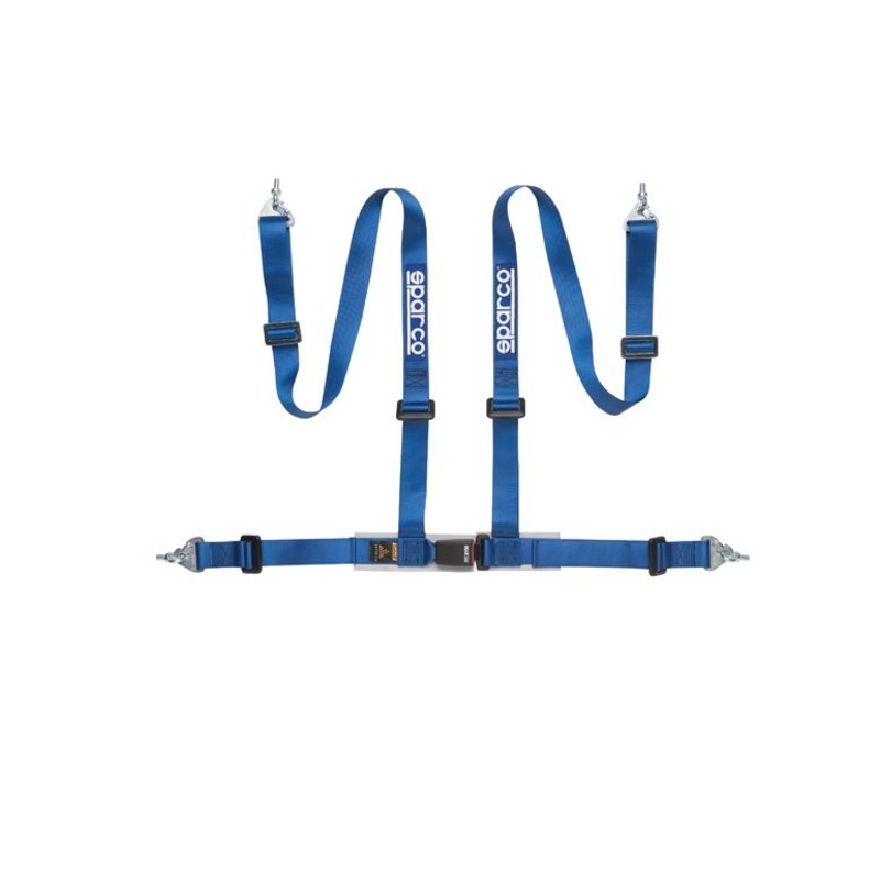 Sparco Harness – 2″ 4PT Snap-In Blue