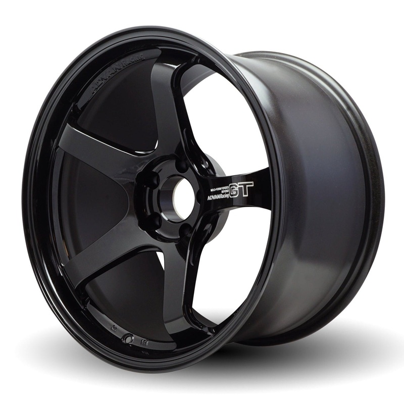 Advan Racing GT Beyond – 18×9.5 +22 / 18×10.5 +34 / 5×120 – Racing Titanium Black *Set of 4*