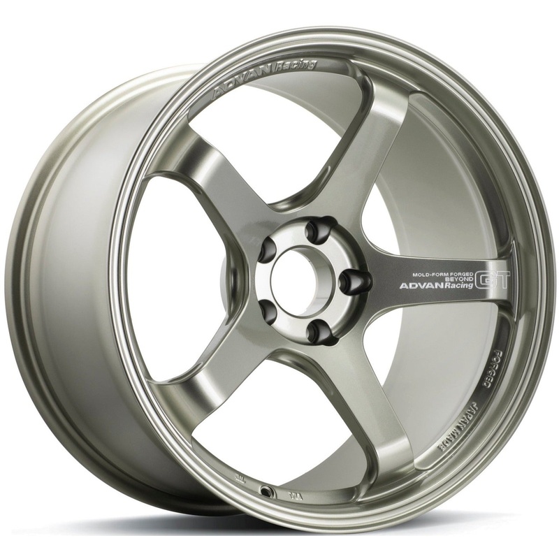 Advan Racing GT Beyond – 19×9.5 +25 / 19×10.5 +32 / 5×112 – Racing Sand Metallic *Set of 4*