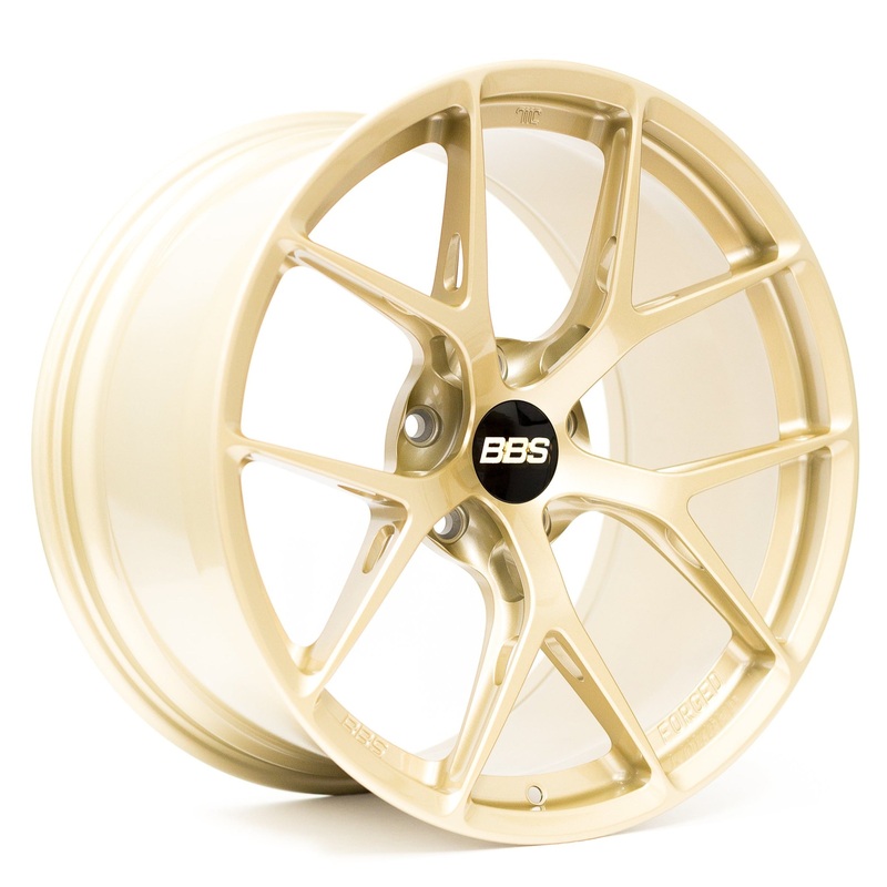 BBS FI-R – 19×9.5 +22 / 19×10.5 +35 / 5×120 Gold *Set of 4*