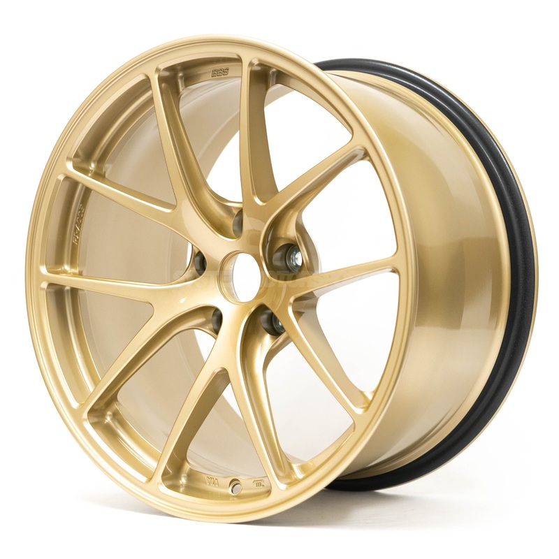BBS RI-A – 18×10 +25 / 18×10.5 +37 / 5×120 – Gold (F8x M2/M3/M4 Fitment) *Set of 4*