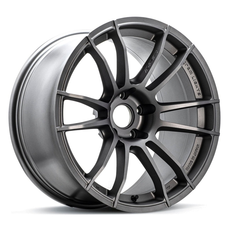 Gram Lights 57XR – 18×9.5 / +38 / 5×114.3 – Matte Graphite *Set of 4*