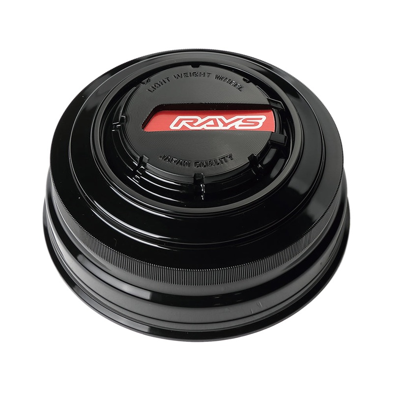 Rays LPS Centercaps Black/Red 6×139.7