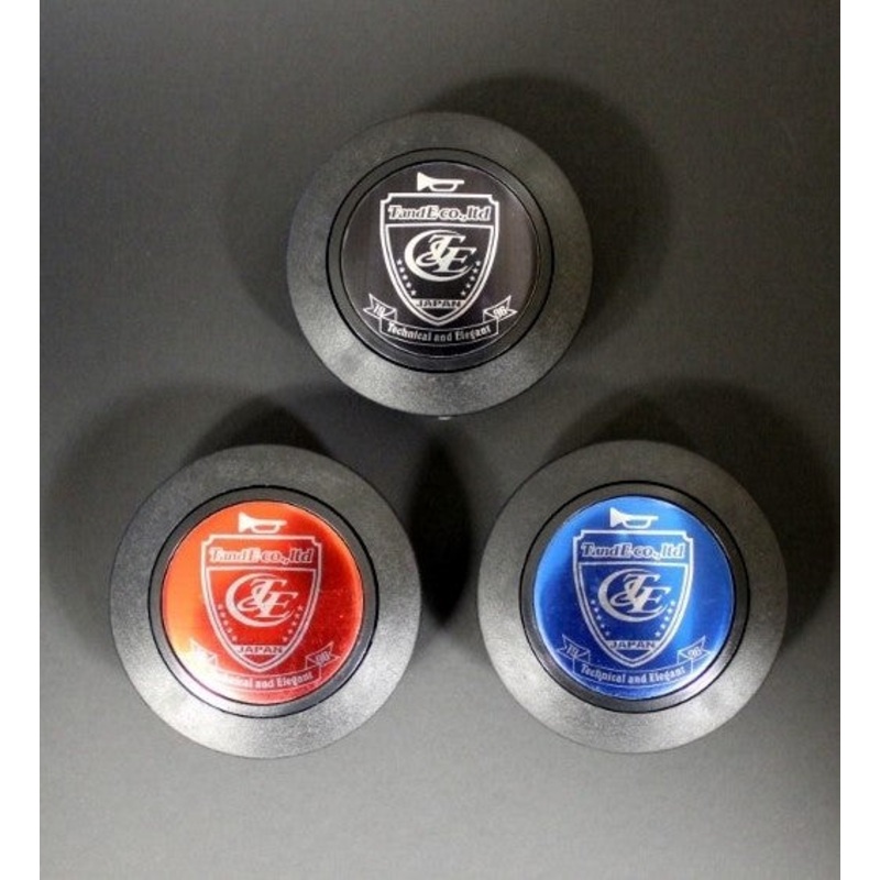 Vertex Car Make T&E Horn Button Red