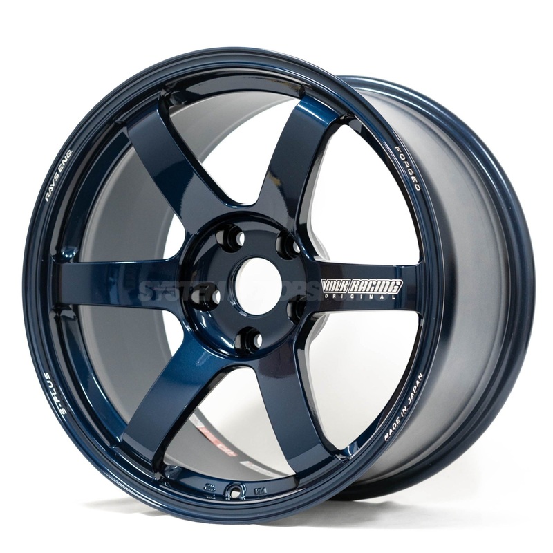 Volk Racing TE37 Saga S-Plus – 18×9.5 / +27 / 5×114.3 – Mag Blue (Tesla Model 3/Y Fitment) *SET OF 4*