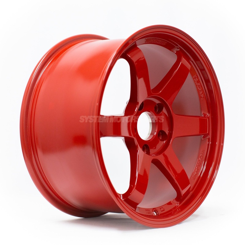 Volk Racing TE37SL – 18×9.5 / +38 / 5×120 – Red *Set of 4*