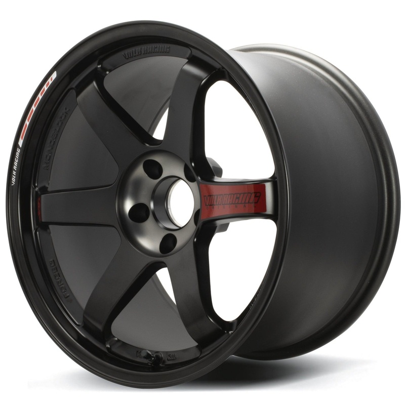 Volk Racing TE37SL Black Edition III – 18×11 / +17 / 5×114.3 – Pressed Black/REDOT *Set of 4*