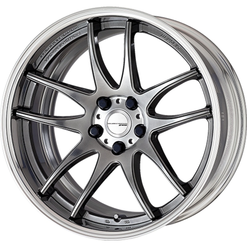 Work Emotion CR 2P – 17″ 17×6 Matte Bronze (AHG) / Matte Black (MBL) / White (WHT) (Please Specify Under Special Instructions At Shopping Cart) Anodized Polished