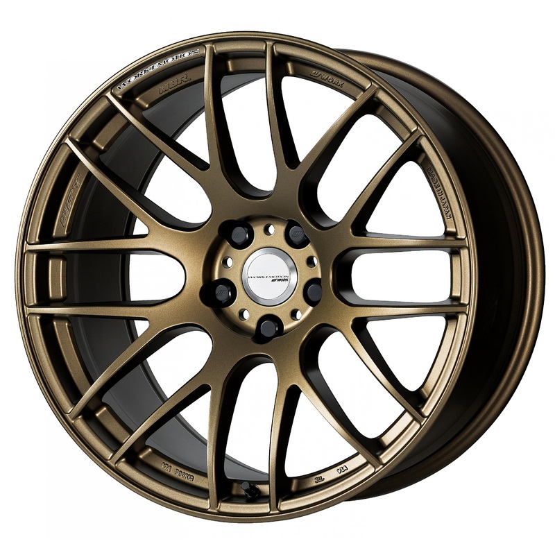 Work Emotion M8R – 17″ 17×7 +53 4×100 Standard Matte Bronze (AHG) / Matte Black (MBL) / White (WHT) (Please Specify Under Special Instructions At Shopping Cart)