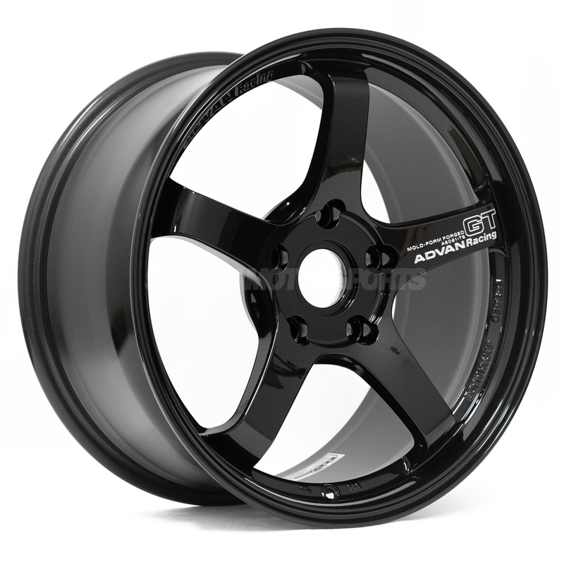 Advan Racing GT for Porsche – 18×9 / 18×12 / 5×130 – Racing Titanium Black (997 Widebody Fitment) *Set of 4*