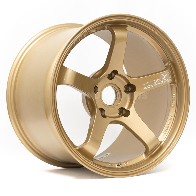 Advan Racing GT for Porsche – 19×9 / 19×12 / 5×130 – Racing Gold Metallic (997 Widebody Fitment) *Set of 4*