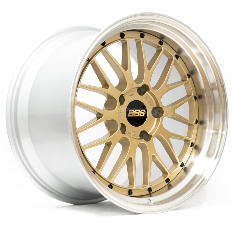 BBS LM – 20×9 / 20×10 / 5×120 – Gold w/ Diamond Cut Rim *Set of 4*