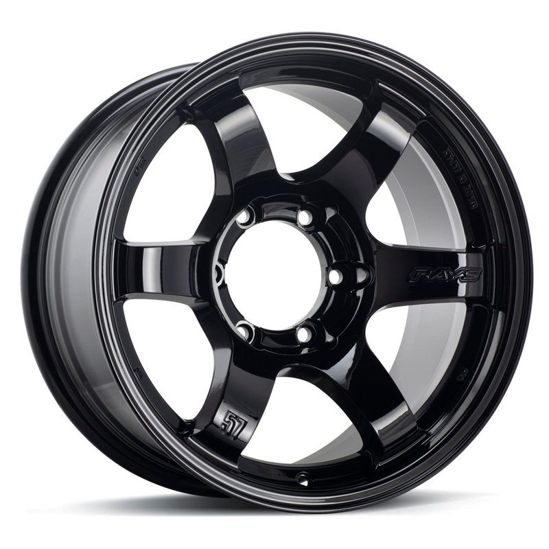 Gram Lights 57DR-X – 17×8.5 / -10 / 6×139.7 – Gloss Black (Tacoma/4Runner Fitment) *Set of 4*