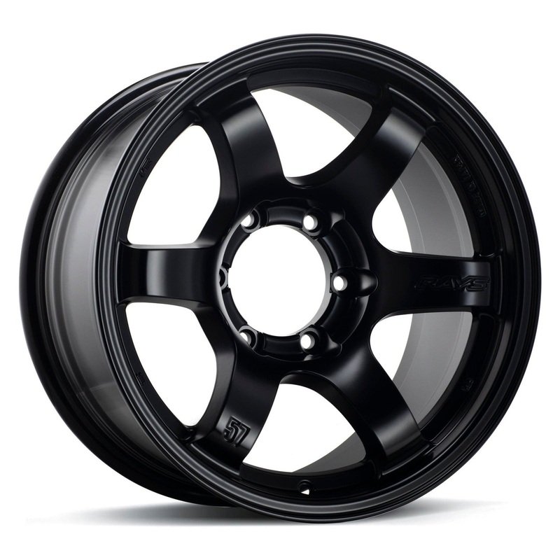 Gram Lights 57DR-X – 17×8.5 / -10 / 6×139.7 – Semigloss Black (Tacoma/4Runner Fitment) *Set of 4*