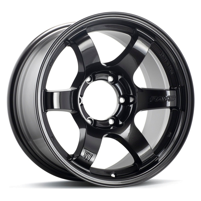 Gram Lights 57DR-X – 17×8.5 / -10 / 6×139.7 – Super Dark Gunmetal (Tacoma/4Runner Fitment) *Set of 4*