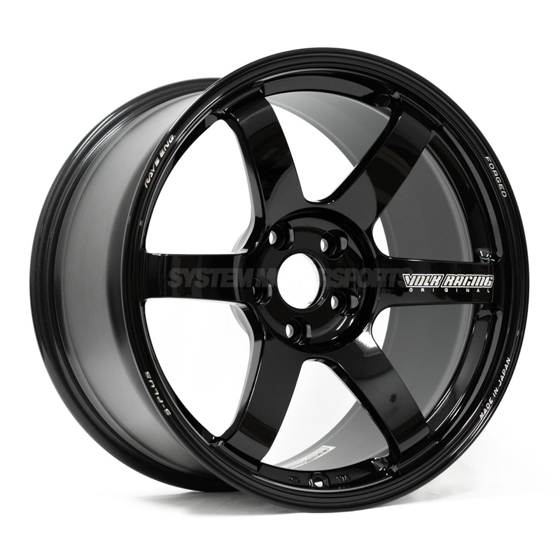 Volk Racing TE37 Saga S-Plus – 18×10 +25 / 18×11 +34 5×112 – Gloss Black *Set of 4*