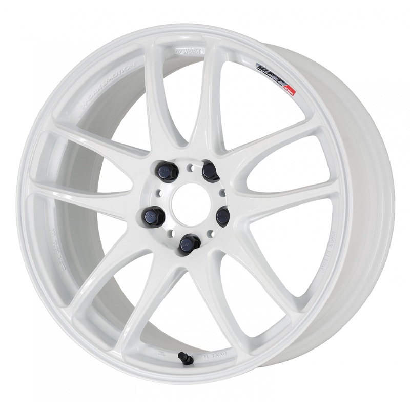 Work Emotion CR Kiwami – 17×9 / +38 / 5×114.3 – White *Set of 4*