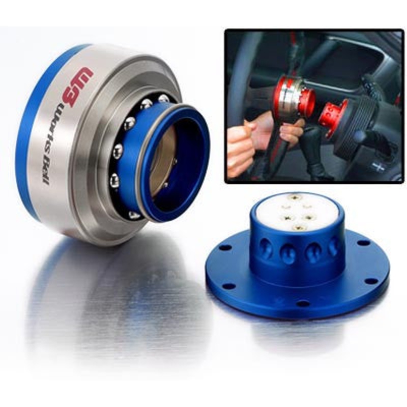 Works Bell Rapfix Steering Wheel Quick Release – Blue