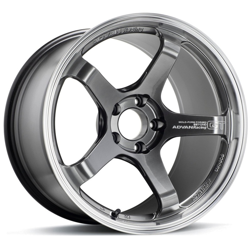 Advan Racing GT Beyond – 17×8 / +35 / 4×100 *Set of 4* Racing Titanium Black