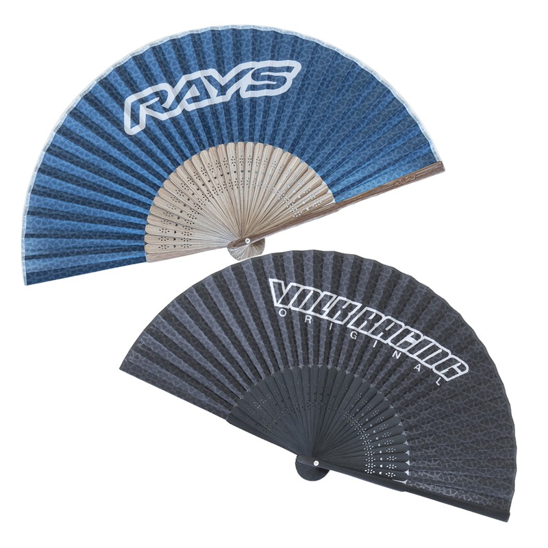 Rays Official – Japanese Folding Fan [Rays] Blue